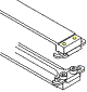 User-configurable knife edges give 3 precise gauge length options